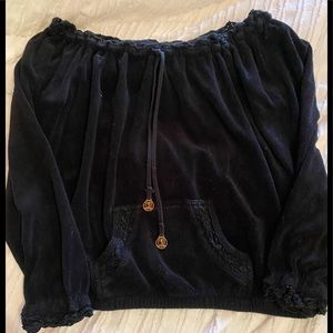 Juicy Couture off the shoulder sweatshirt
